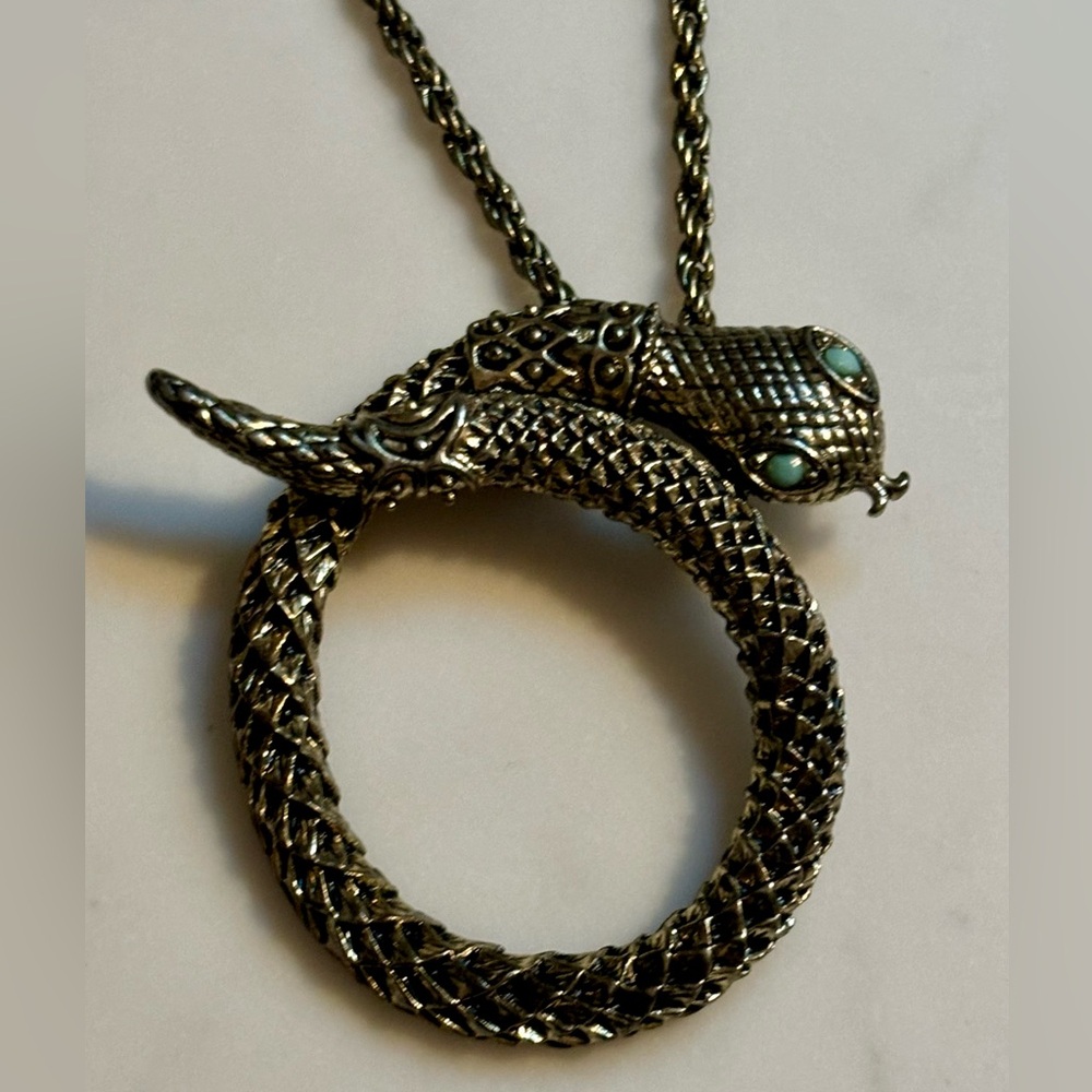 Serpent Pendant Necklace